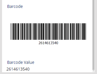 Imagen 13.- Visualizando el Barcode y Barcode Value en la Power App.
