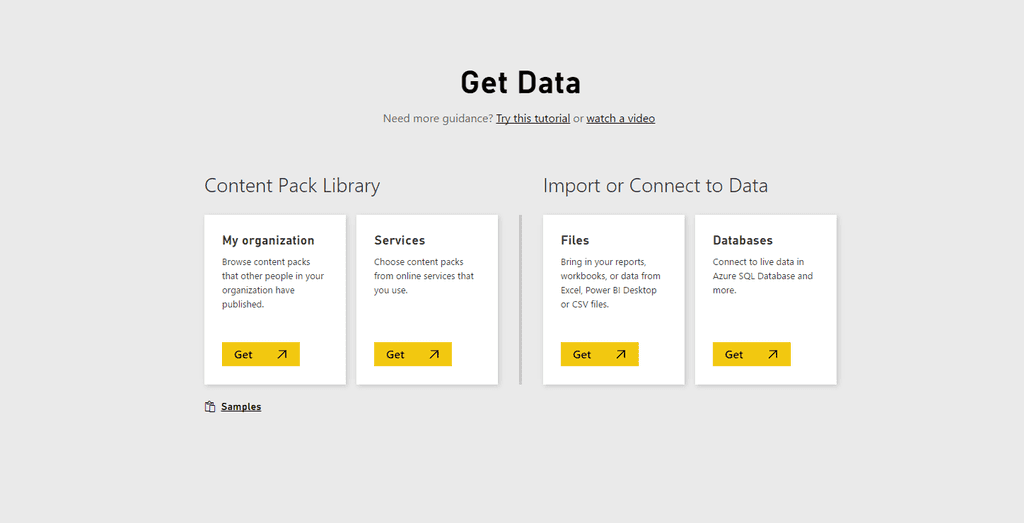 Imagen 1.- Power BI Web.