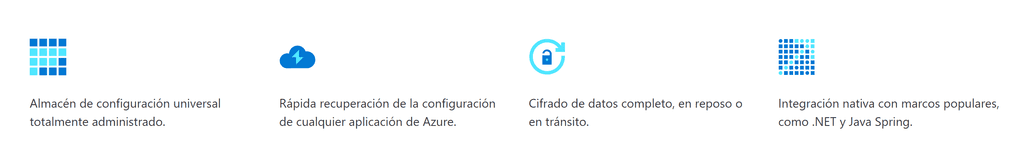 Imagen 1.– Características del servicio App Configuration