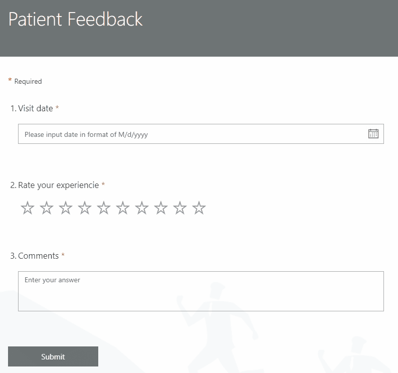 Figura 7.- Encuesta de satisfacción para el paciente.