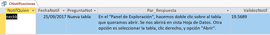 Imagen 18 - Ejemplo de registro de notificación.