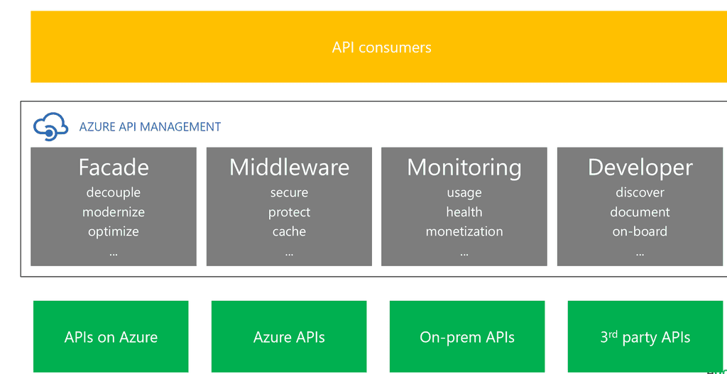 Imagen 1.- APIM features.