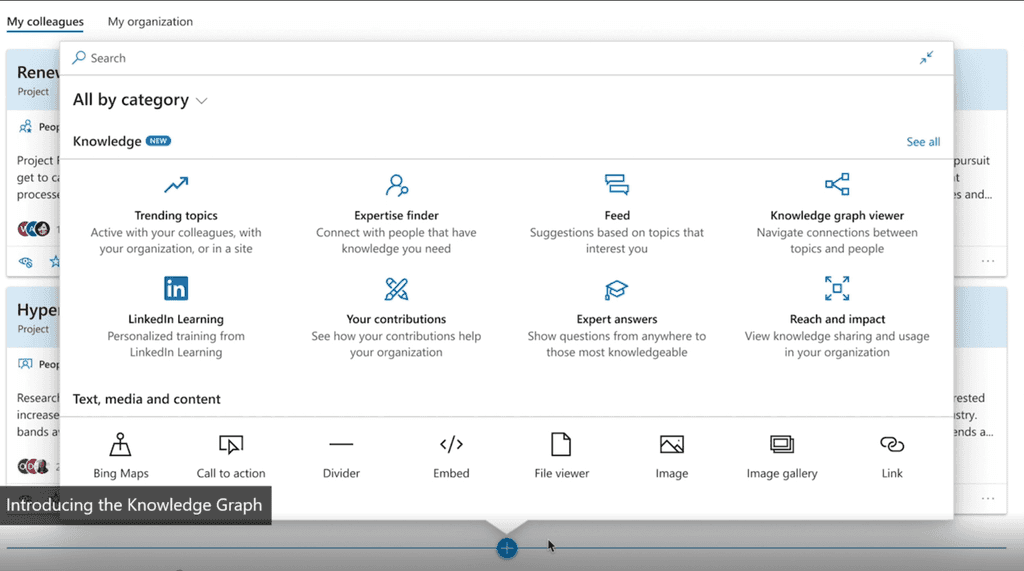 Imagen 10.- Las topic pages serán editables, con nuevas webparts que ayuden a enriquecer.